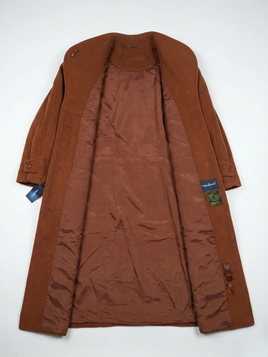 Modeua Women's Long Italian Coat